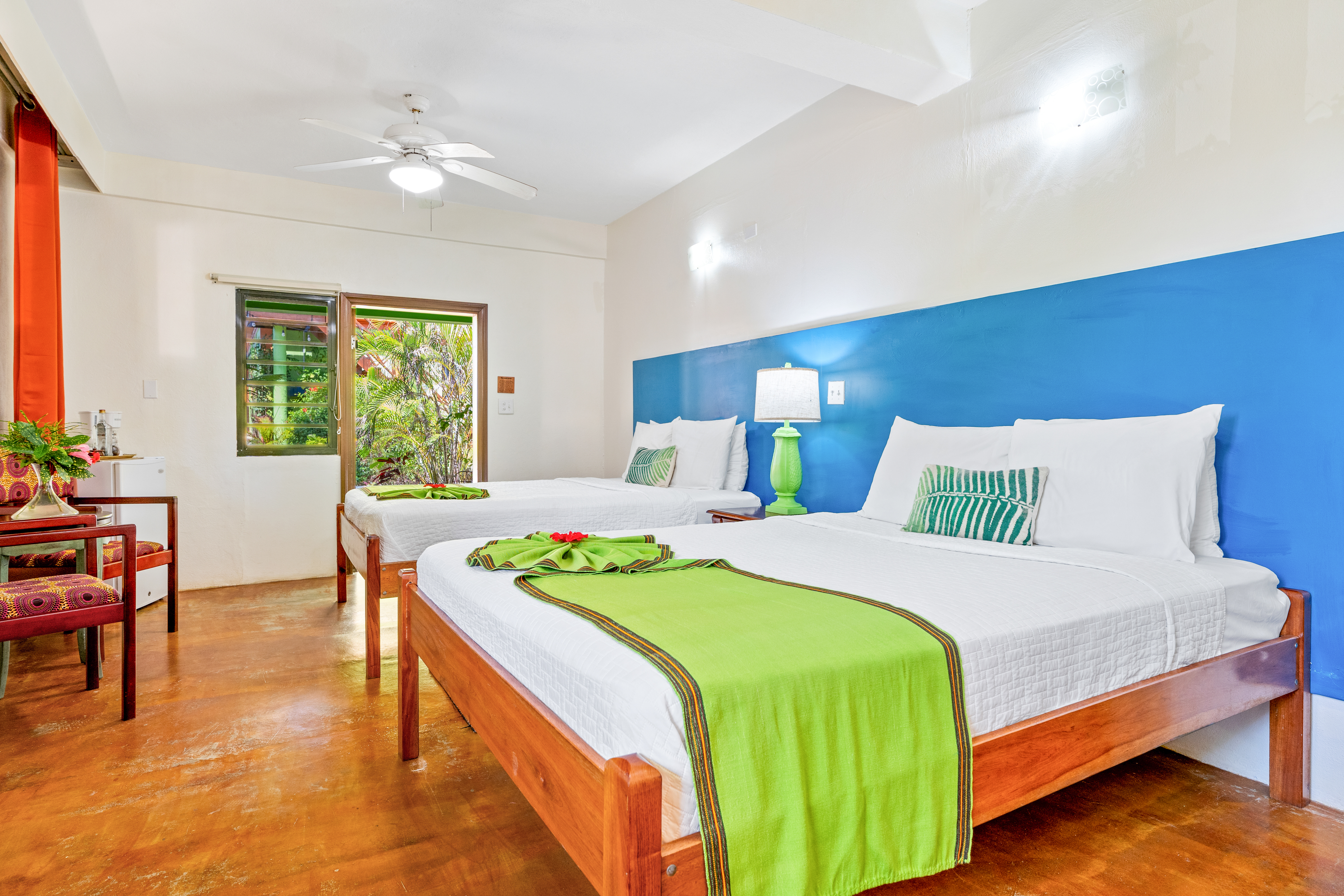 Coco Loco Room at Coconut Row Boutique Hotel Hopkins Belize